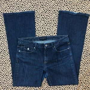 Banana Republic Dark Wash Bootcut Jeans Sz 8 Slim